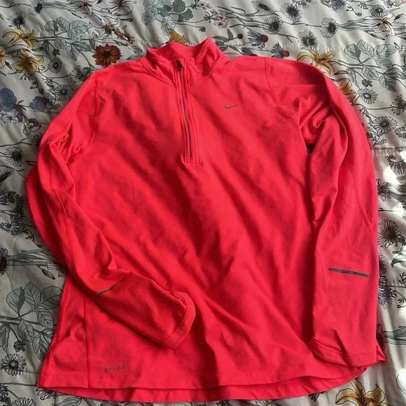 Nike dri-fit running reflect long  sleeve - Picture 2 of 10